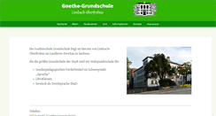 Desktop Screenshot of goethe-grundschule.de